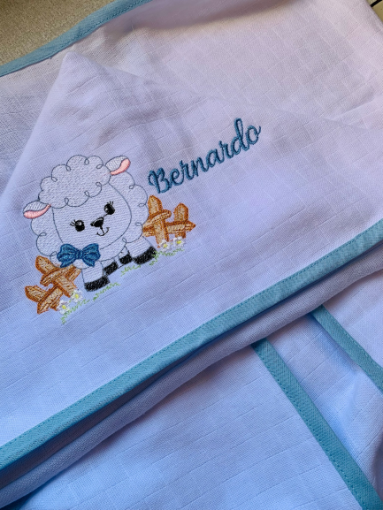 Toalha Fralda Ovelha