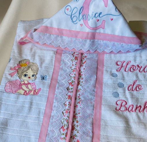 Toalha Banho Luxo Bailarina